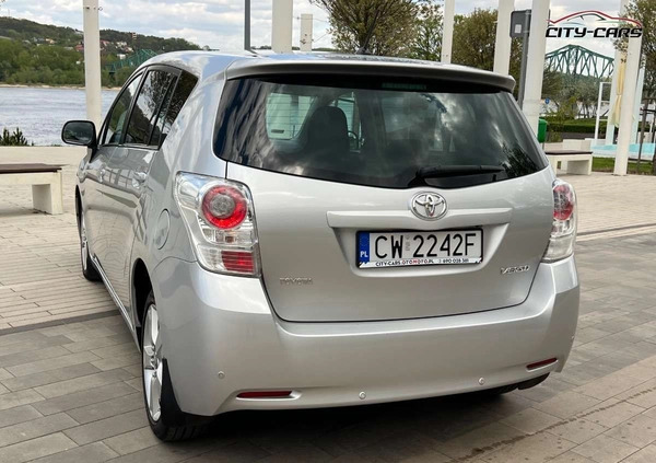 Toyota Verso cena 36900 przebieg: 163000, rok produkcji 2012 z Pruchnik małe 704